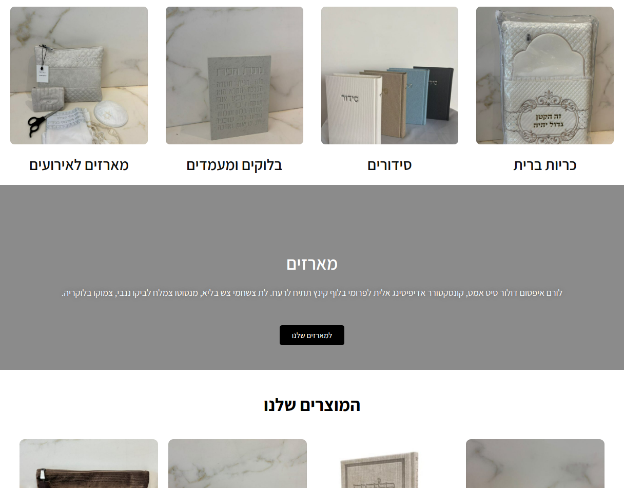 קטגוריות כאוספים
