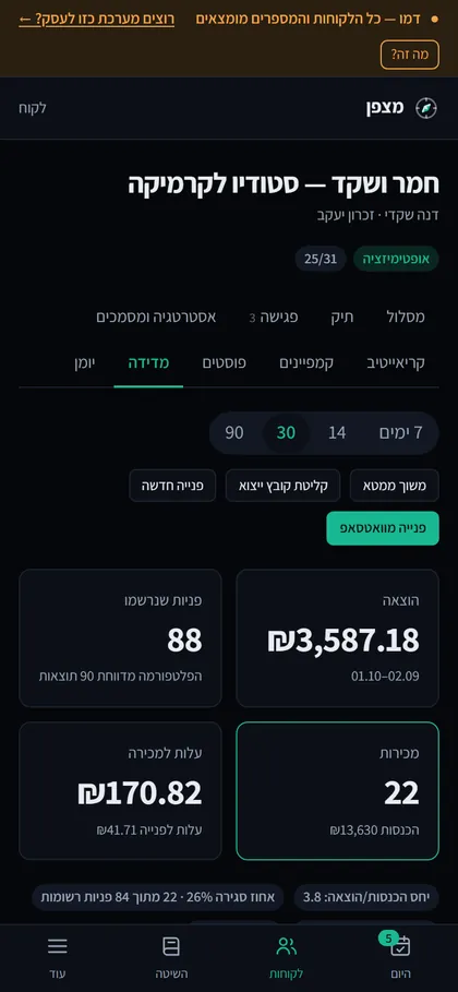 מדידה במובייל
