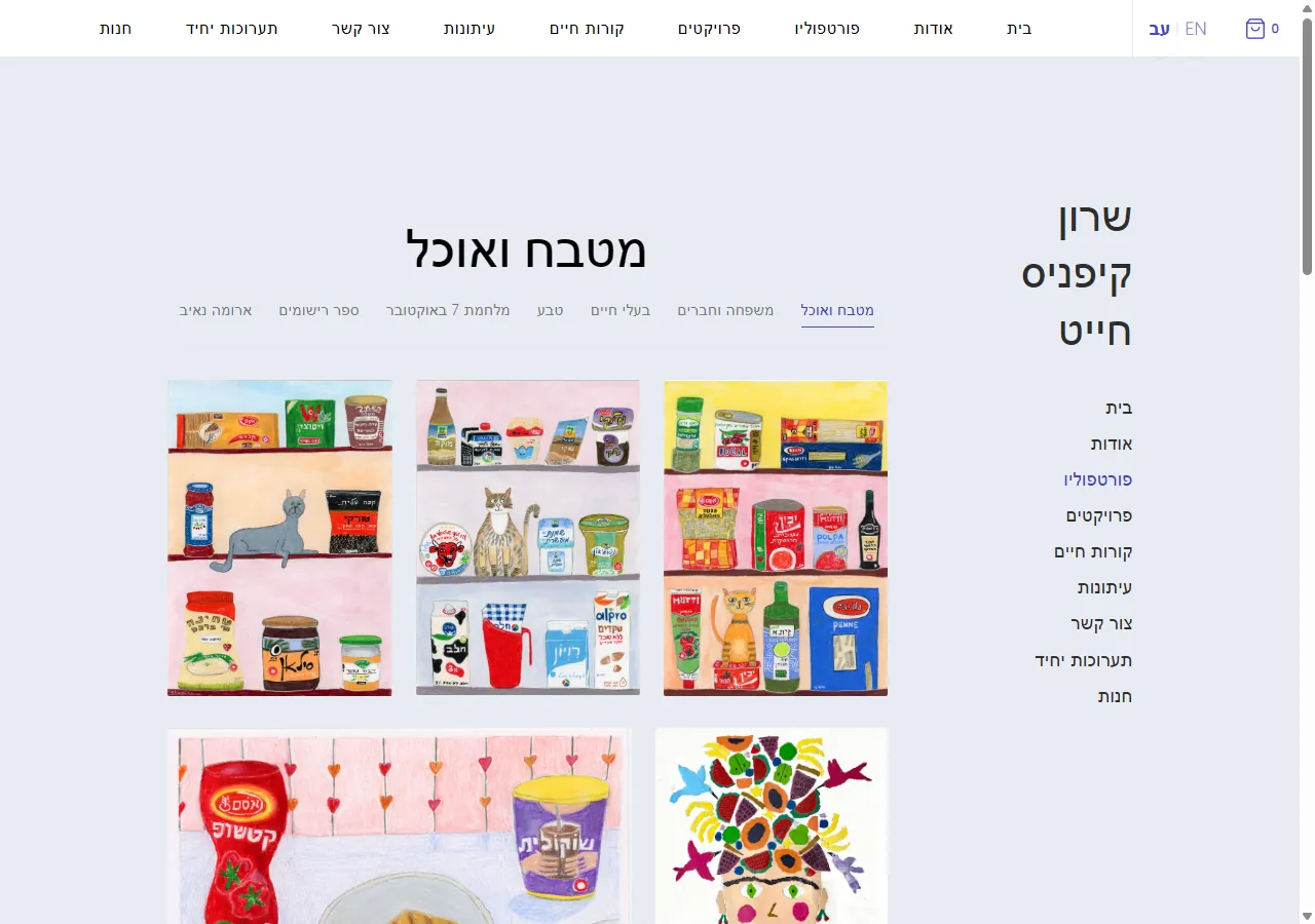 גלריית מטבח ואוכל