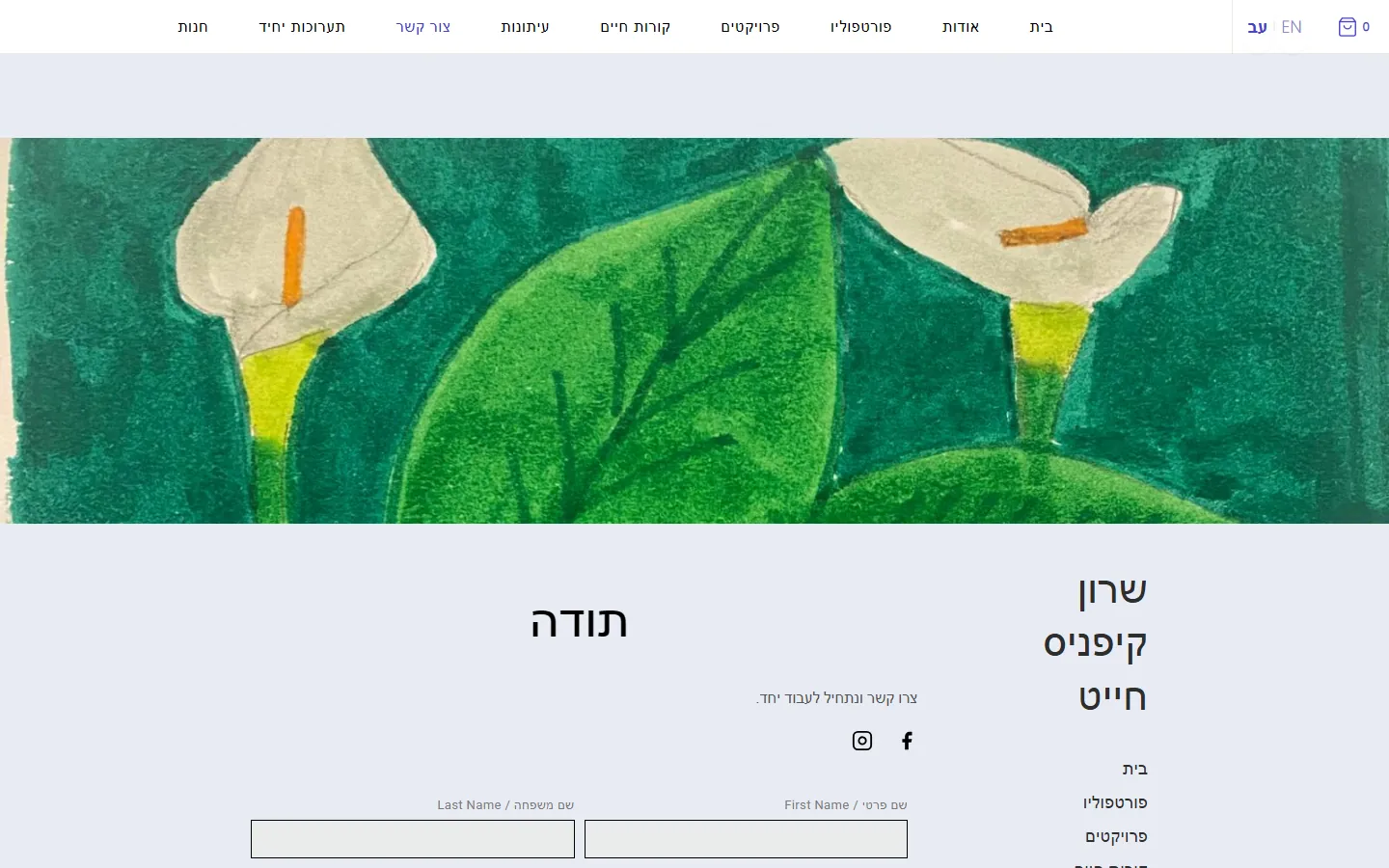 עמוד צור קשר